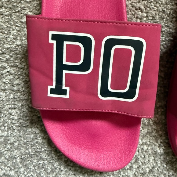 Polo by Ralph Lauren Fuchsia Kids Flip Flops - Picture 2 of 6